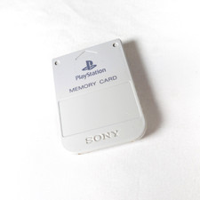 Carte Memoire Memory Card Sony Playstation PS1 PS One Officiel SCPH-1020 Grey 2