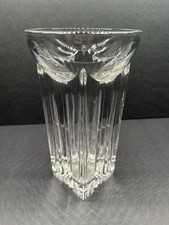 Villeroy & Boch Clear Cut Crystal Epoca Square Flared Column Vase 7.5"