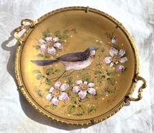 Assiette en émaux sur or