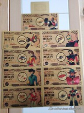 Goldorak Gold Collector Gold Card Card Goodies Ticket UFO Banknote Billet Lot