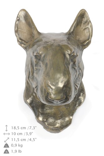 Bull terrier statuette - terrier,,