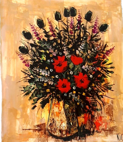 Grande lithographie tableau