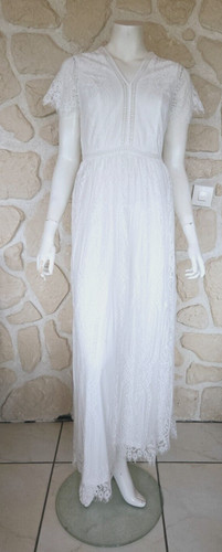 Robe longue blanche neuve - , (li)