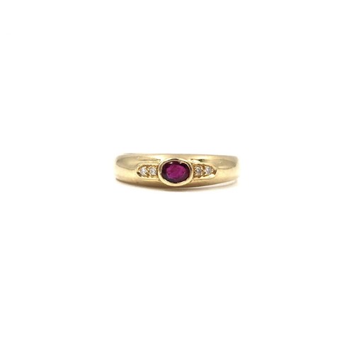 Bague jaune 18 carats - 18,