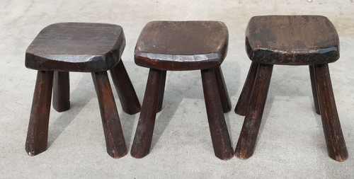 Lot tabourets design - lot, 3