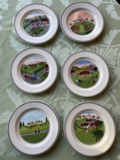 6 Assiettes Laplau Villeroy Et