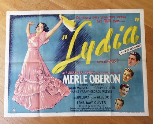 Lydia merle oberon affiche - oberon,