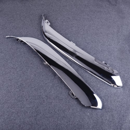 2pcs pare chocs - avant, chrome