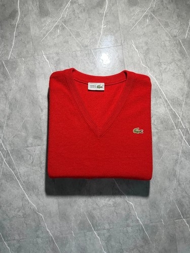 Pull col vintage - col, lacoste