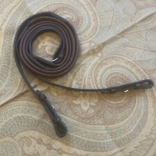 Rambo Micklem Competition Reins Soft Grip Rubber- Brown 53”