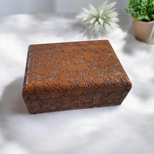 Petite Boîte Ancienne en Bois