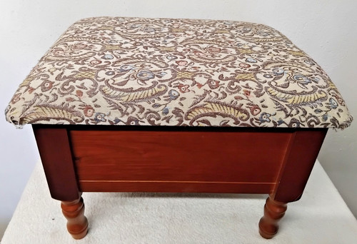 Tabouret couture coffre - couture,