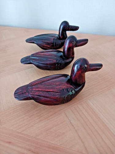 Canards bois ciré - canards, en