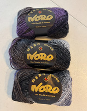 3x 50 Gram Skeins of NORO SILK