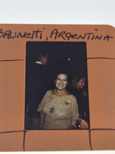 ARGENTINA BRUNETTI FILM ACTRESS COLOR TRANSPARENCY VINTAGE 35MM  SLIDE