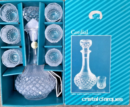 Cristal arques service 7 - cristal, d'arques