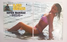 Sophie Marceau 4-Page Editorial 1983 Paris Match French Magazine Clipping
