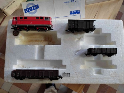 Lot train hoe liliput - train,