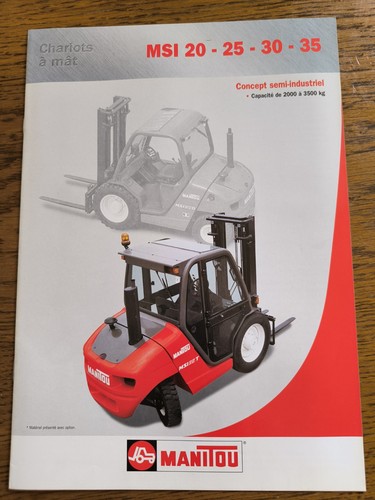 Prospectus manitou gamme msi - manitou,