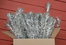 22" VINTAGE REPLACEMENT EVERGLEAM SILVER ALUMINUM BRANCHES 6 FOOT CHRISTMAS TREE