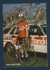 CYCLING cycling card RENE MARTENS team FLANDRIA CA VA SOLO 1979