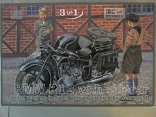 Maquette 1/35 IBG MODEL Ref 35001 BMW R12 With Sidecar