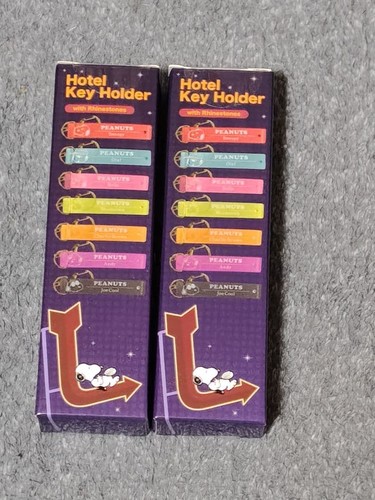 Porte clés snoopy hotel - hotel, avec