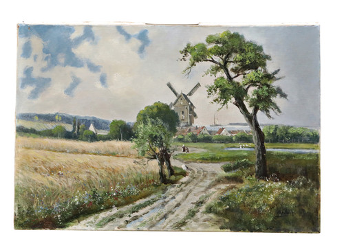 Alfred heide tableau huile - heide,