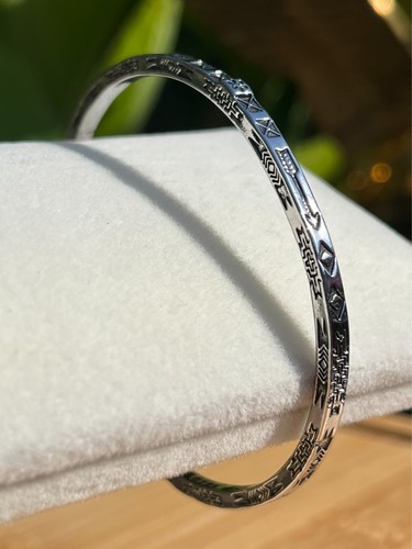 Bracelet vintage argenté