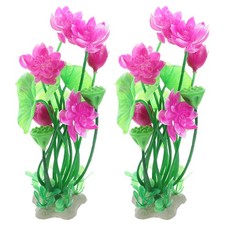  2 Pcs Plantes Pour Aquarium