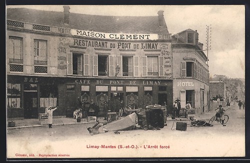 Cpa limay mantes arrêt - limay-mantes,, l´arrêt