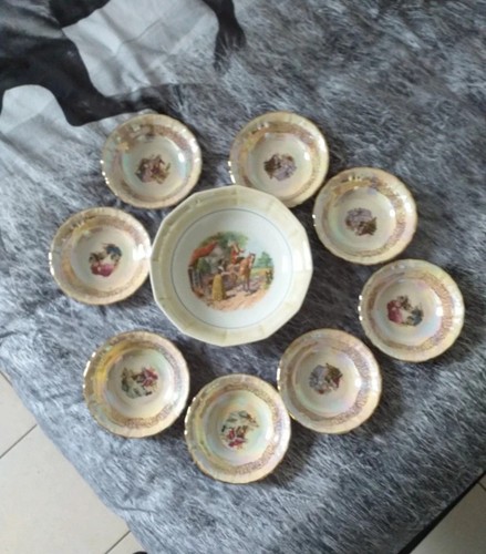 Service desserts ancien - service,