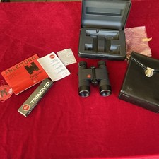 MINT LEITZ (NOW LEICA) 7x35 B TRINOVID w/ BOX, PAPERS, TAGS & LEATHER CASE 7x35B