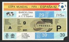FIFA world cup 1982 TICKET game no. 39 Argentina vs Italy Maradona