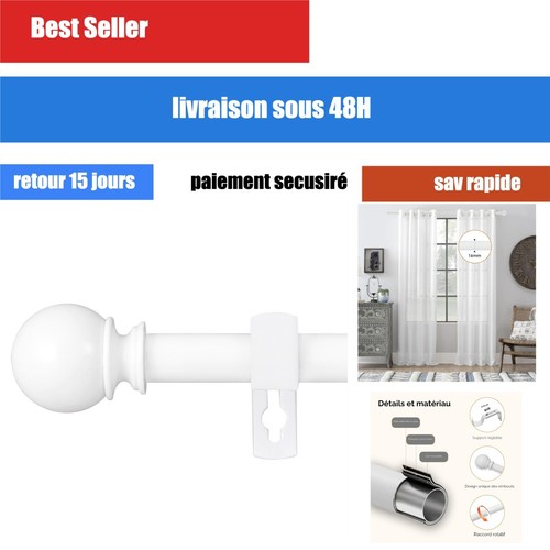 Tringle rideaux extensible - tringle,