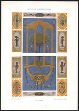 1900 Lithographie Art nouveau