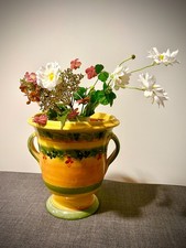 Large Terre È Provence Terracotta Cache Pot Planter  Urn Handmade In France 