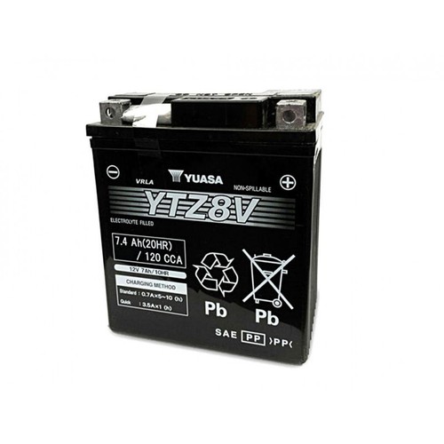 Batterie moto yuasa ytz8v - yuasa, 12v