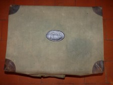 ANTIQUE INDOCHINA DOCTOR TAP LEATHER SUITCASE (WITH MILITARY PROTECTION)