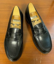 J.M. Weston 180 Loafers Black Boxcalf U.S. size 9 D w/ shoe trees, box etc. USED