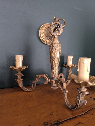 Ancien lustre bronze - ancien,