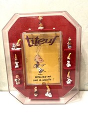 Display showcase box set lot 9 Fêve galette Titeuf comic Zep vintage bean collection