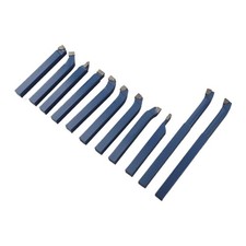 Kit de 11 embouts de coupe à pointe en carbure pour outils de tour à métaux 1