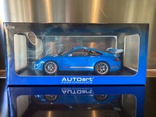 PORSCHE 911 997 GT3 RS 4.0 BLUE SCALE 1/18 AUTOART
