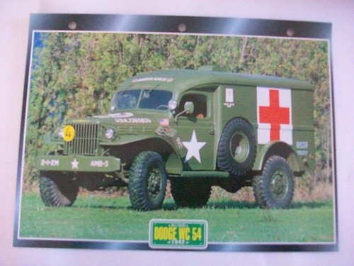 Carte fiche camion militaire - fiche,