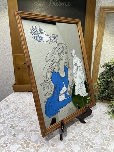 Miroir mural vintage - miroir,