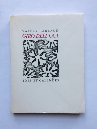 Valery larbaud giro dell - ", dell'