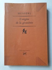 HUSSERL -  L'ORIGINE DE LA