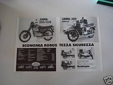 1986 MOTORCYCLE JAWA 350 ADVERTISING ADVERTISING - SIDECAR