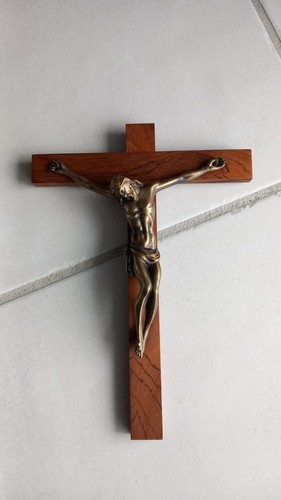 Crucifix mural ancien art - mural,